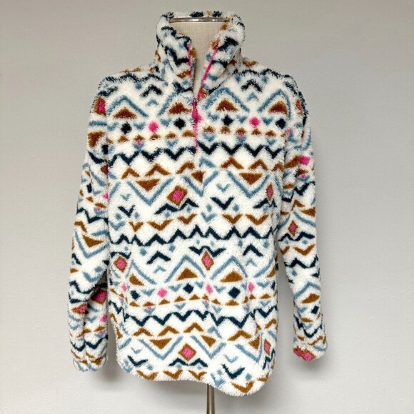 Eddie Bauer Aztec Fleece - Picture 2 of 10